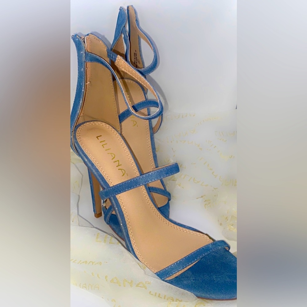 10M Wash~Denim Stilettos  Heel.